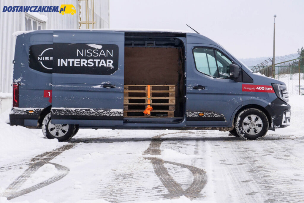 Nissan Interstar-e L3H2 - masa własna, ładowność, kubatura paki