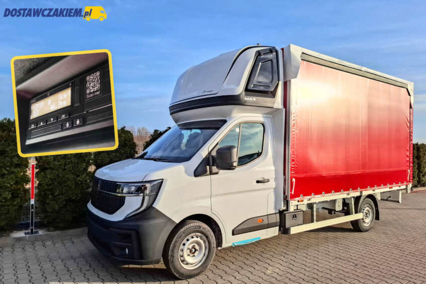 Tachografy G2V2 w Renault Master z zabudową Carpol