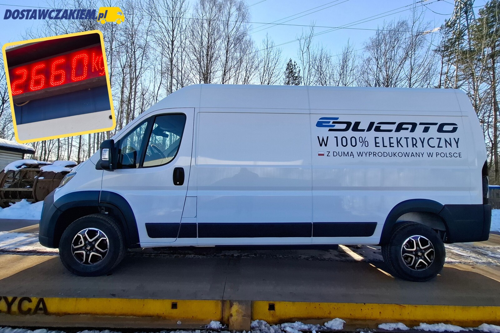 Test: Fiat E-Ducato L3H2 – masa własna, ładowność, kubatura paki