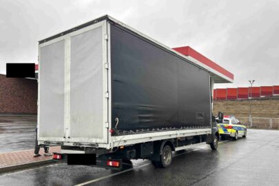 Znacznie przeładowane Daily z Polski a kierowca bez kontrollbucha