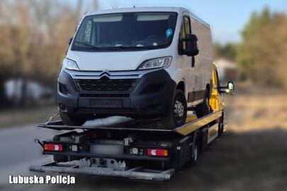 Skradziony Jumper i Ducato odnalezione pod Krosnem Odrzańskim