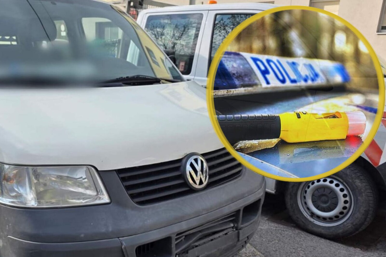 Kierowca VW Transportera z wybitnie słabą głową