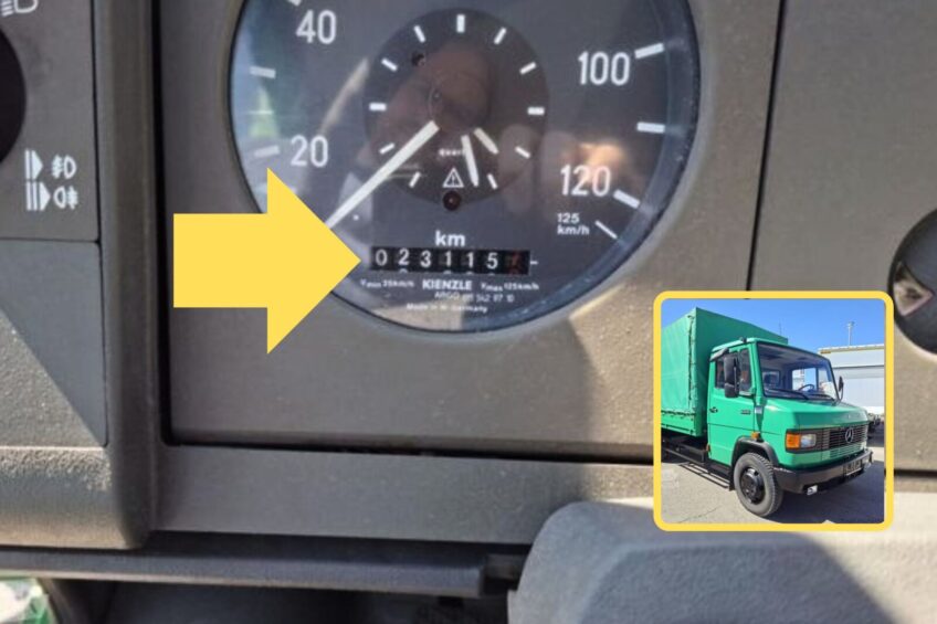 Mercedes-Benz T2 z „nalotem” 23 115 km. Kolor nieprzypadkowy