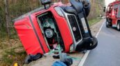 Na prostej drodze Accord zjechał wprost na Ducato. Sprawca uciekł