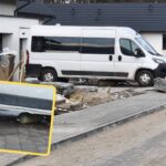 W Ducato wybuchła butla CNG - akcja strażaków trwała kilka godzin