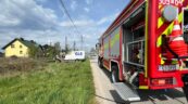 Pożar kurierskiego Transita – jedna osoba poszkodowana