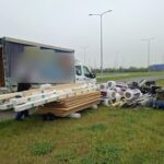 Budowlanka w Polsce lekko nie ma. Transit ściągnięty z S19