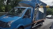Crafter wbity w bramownicę z ograniczeniem na 2 metry wysokości