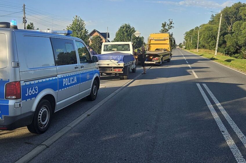 Miał sądowy zakaz – jeździł Transitem po ścieżce pieszo-rowerowej