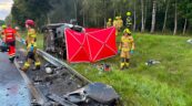 Tragiczny wypadek na DK 10 – nie żyje kierowca Fiata Ducato