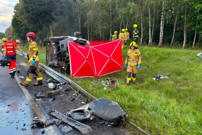 Tragiczny wypadek na DK 10 – nie żyje kierowca Fiata Ducato