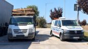 ISCTR w akcji – załadowany kłodami Ford Transit ważył 8100 kg