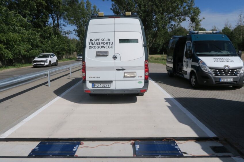 Inspekcyjny Crafter na wagach – punkt ITD w Koninie znowu działa