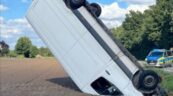 Sprinter sprowadzony do pionu – nietypowa kolizja w Borken