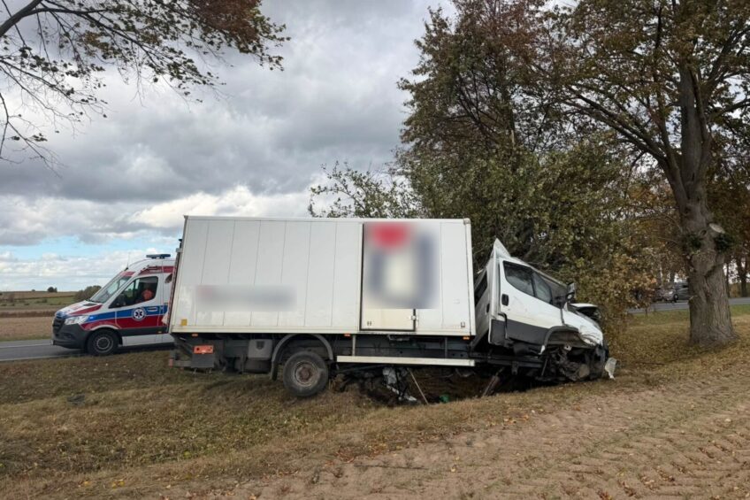 Tragiczny wypadek na DK 19. Nie żyje kierowca Iveco Daily
